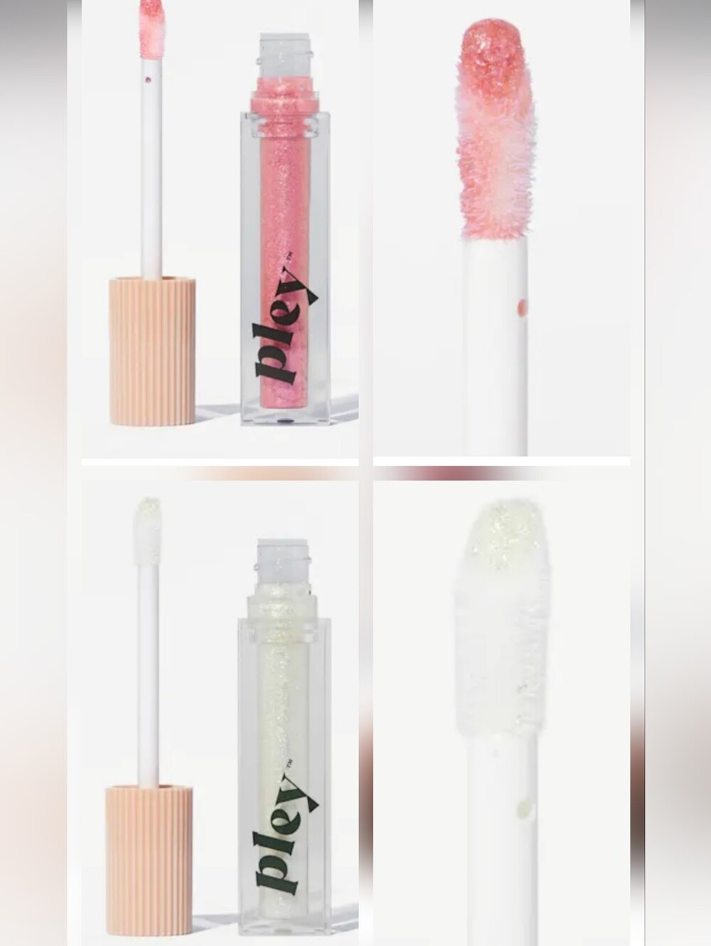 Pley Lust + Found Lip Gloss Laquer Duo In Ava & Billie BNIB